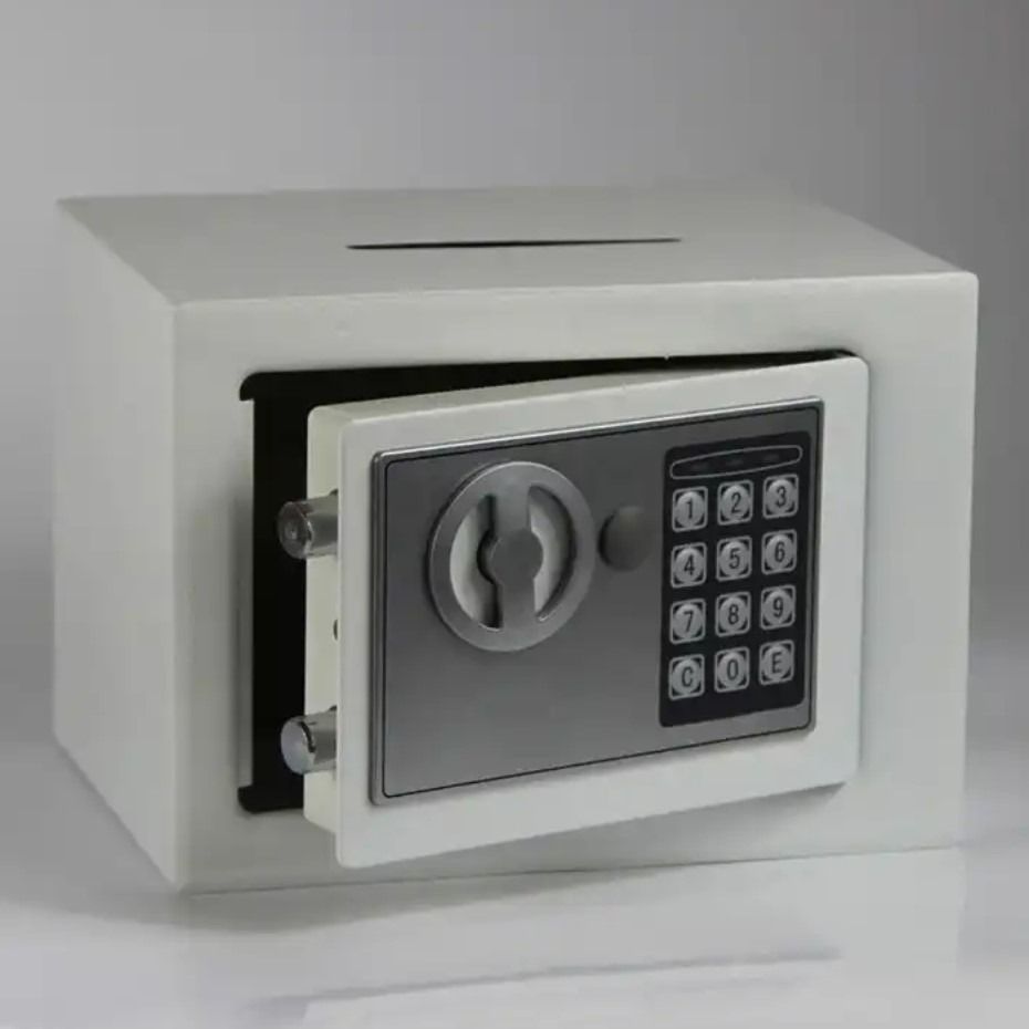SAFETY VAULT With Key and Digital Lock Anti Theft Safe and Password ...