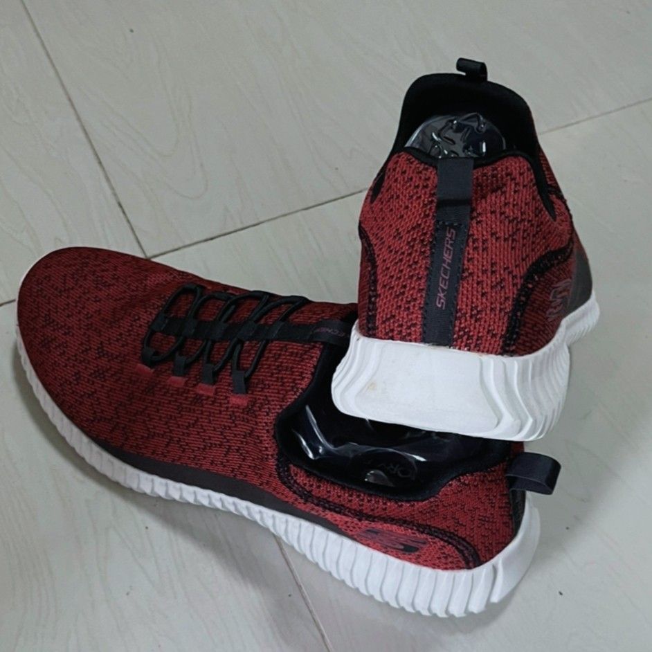 Skechers Men Elite Flex Muzzin Sports Footwear 52641 RDBK Red Black Men s Fashion Footwear Sneakers on Carousell