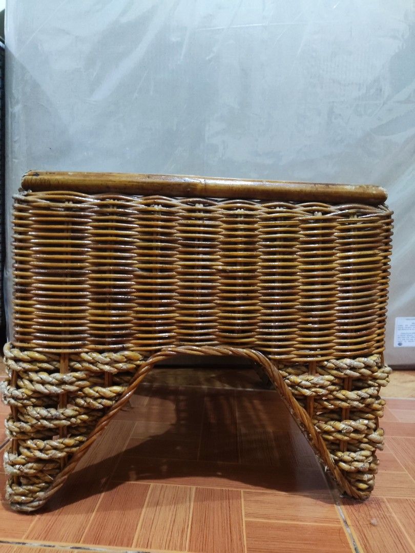 Small Rattan Chair (Category: Chairs) located in Manila. Submitted by thirdyboyyy (Listing ID 1324066612, Image 2). Description: Small Rattan Chair ✅ Pwede sa Coffee Shops ✅ Aesthetic and minimalist tignan ✅ Pwede gamitin as design sa bahay ✅ Pwede ilagay sa small business shops ✅ Madaling i-refurnish para mag-mukhang bago.