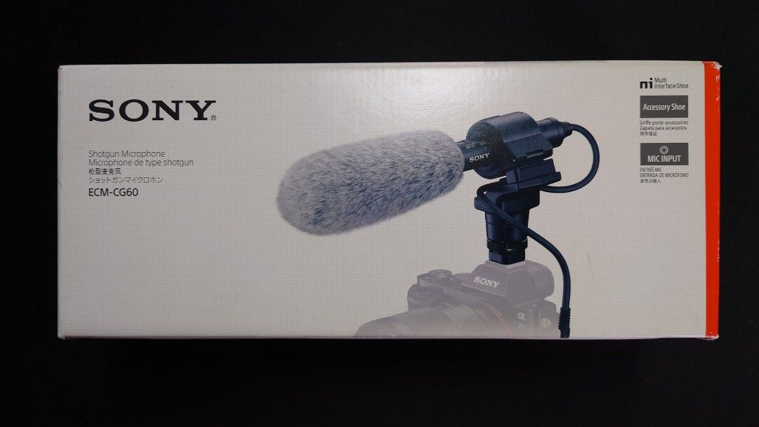 SONY ソニー ECM-CG60 ガンシューティングマイクロフォン ショットガン