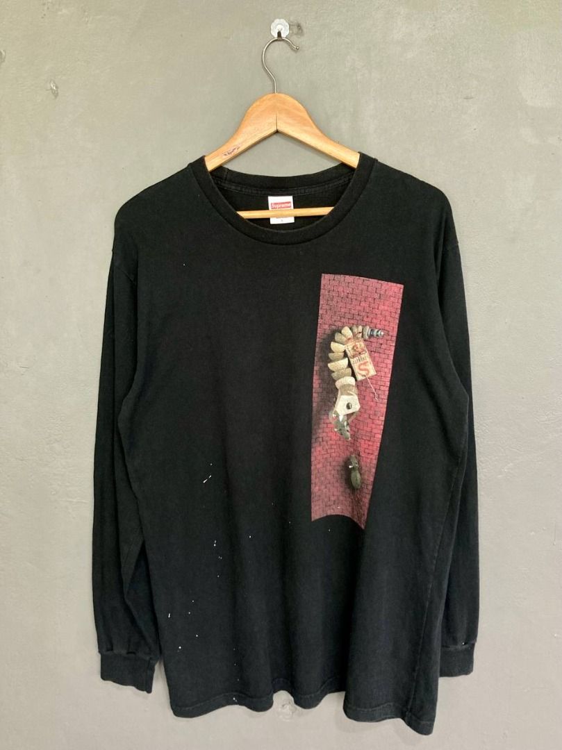 Supreme mike hill snake trap long sleeve tee black discount