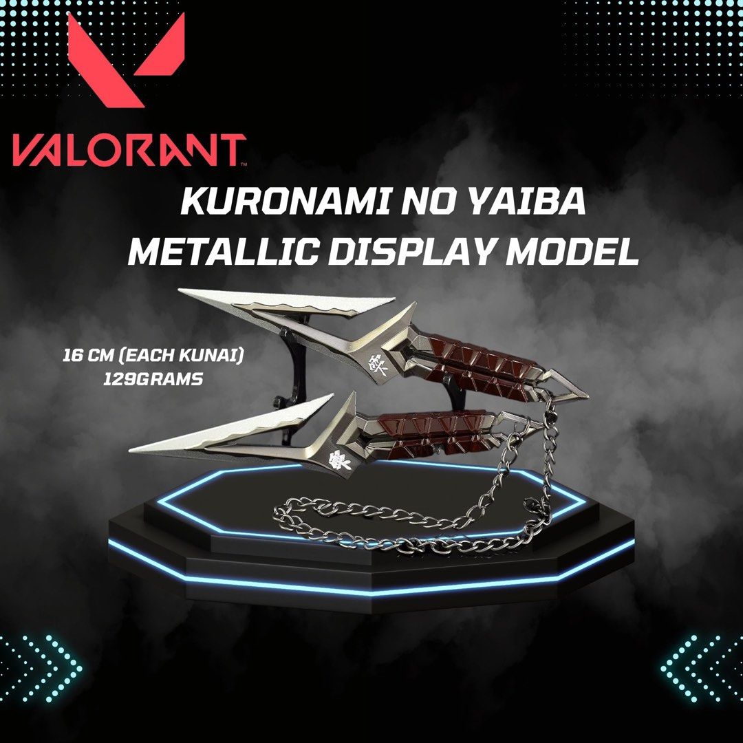 Kuronami Set Valorant Kuronami no Yaiba Classic Display Set 16cm, Hobbies & Toys ...