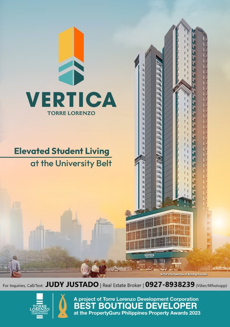 VERTICA New Preselling Condo just 300 meters away from University Belt