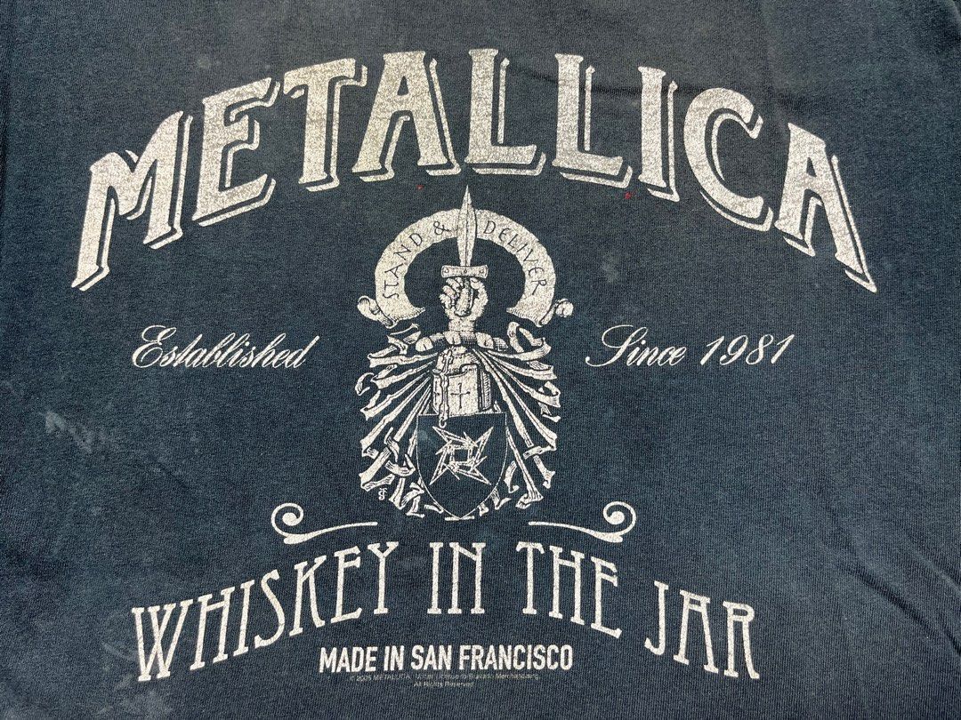 Metallica Whiskey 3/4 Sleeve main image 0