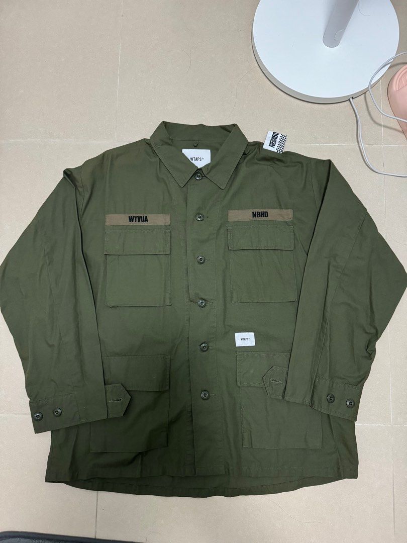 Sサイズ　neighborhood × wtaps jungle 日貨代購CITY】NEIGHBORHOOD WTAPS NBHD 襯衫JUNGLE LS 2色WTAPS