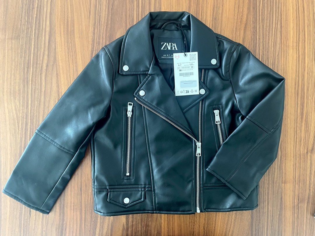 Zara combined biker coat cheap