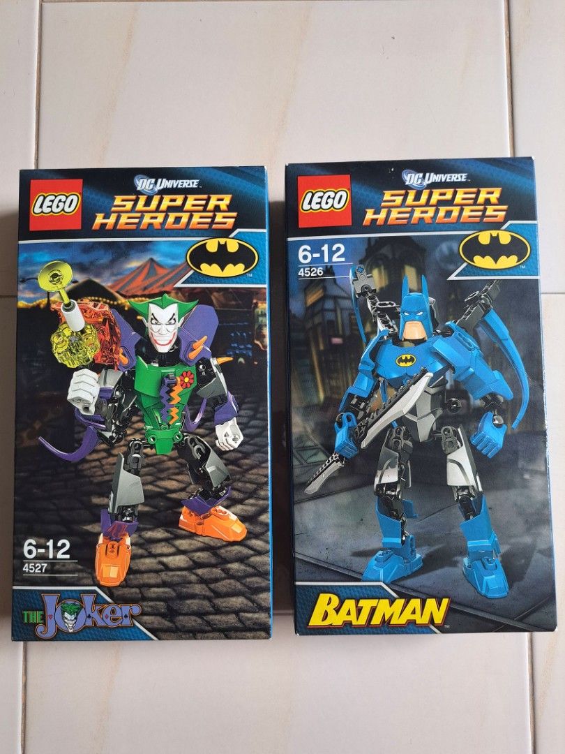 2012 Vintage Lego Joker Batman 4526 4527 DC Universe Super Heroes Multiverse Large Brick Figure Hobbies Toys Toys Games on Carousell