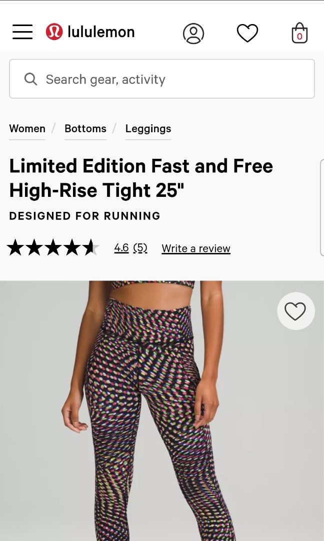 Limited edition lululemon leggings sale