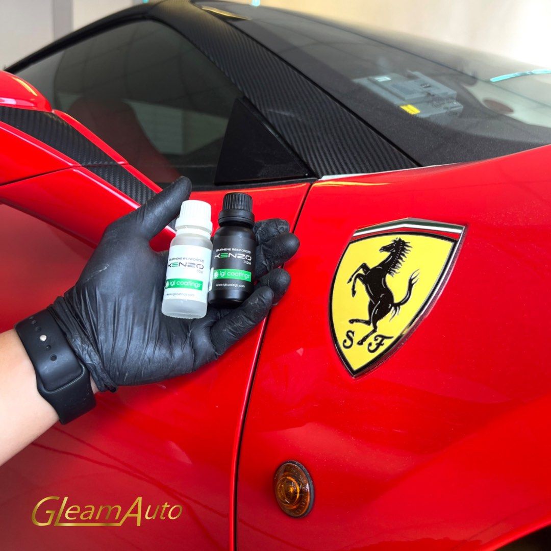 Kenzo Graphene Reinforced Coating Car Polish 10H Hardness Worldwide Ultra Lux Finish High Quality Hydrophobic 4 Years Warranty Mobile