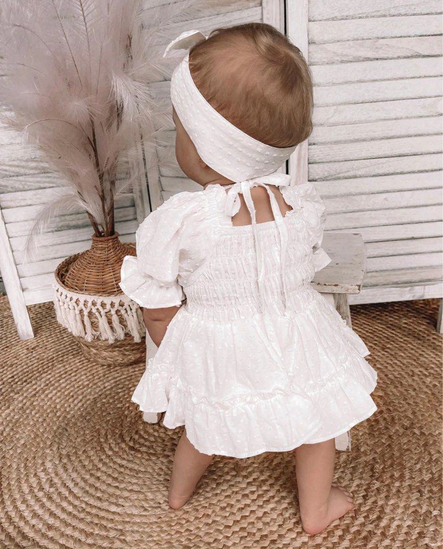 Arabella Rose Lila Romper Babies Kids Babies Kids Fashion on Carousell
