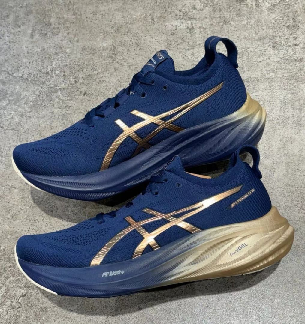Asics GEL NIMBUS 26 Comfortable durable shock absorbing and non slip dark blue