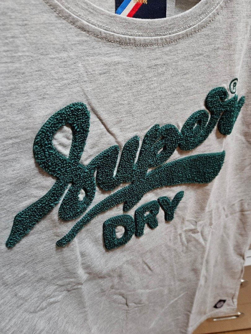 Authentic brand new Superdry tshirt (Category: Shirts) located in Taguig. Submitted by rochev (Listing ID 1324338266, Image 2). Description: This is brand new. Bought in the online shop of Rustans. Doesn't fit so I'm selling. Really nice fabric and design..