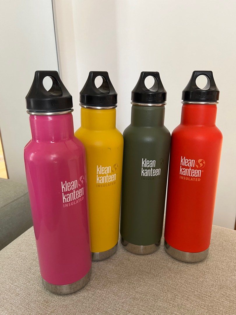 Authentic Orange KLEEN KANTEEN 20oz (Category: Water Bottles & Tumblers) located in Muntinlupa City. Submitted by prelovedby.maria (Listing ID 1324239209, Image 3). Description: Pre-loved item! Please take note of small dent barely noticeable.