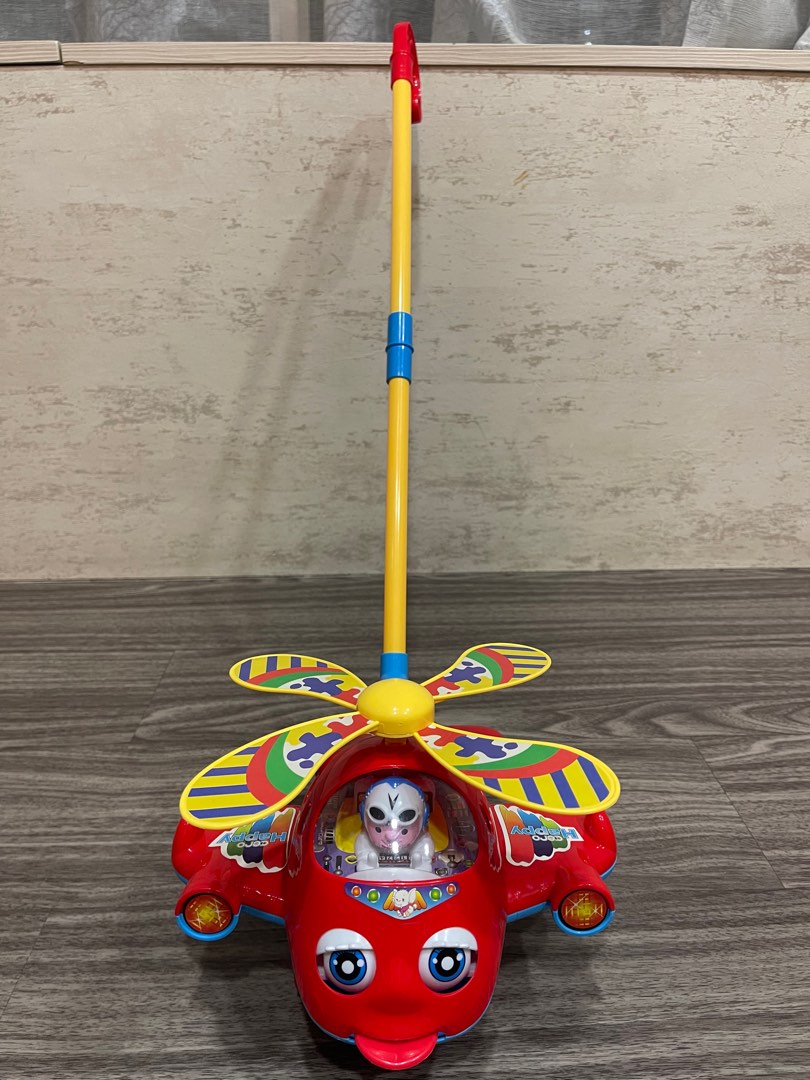 Airplane push toy cheap