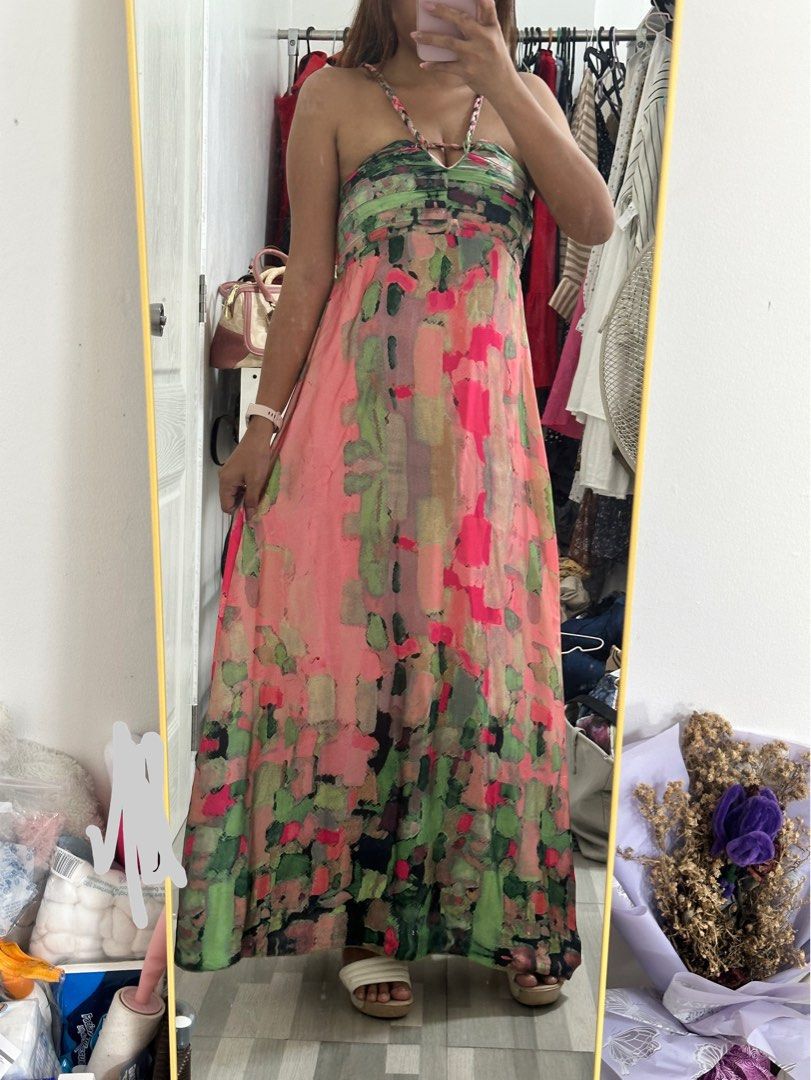 chinese dress ladies ZW041608 : EXCLUSIVE MIRIAM MAXI DRESS