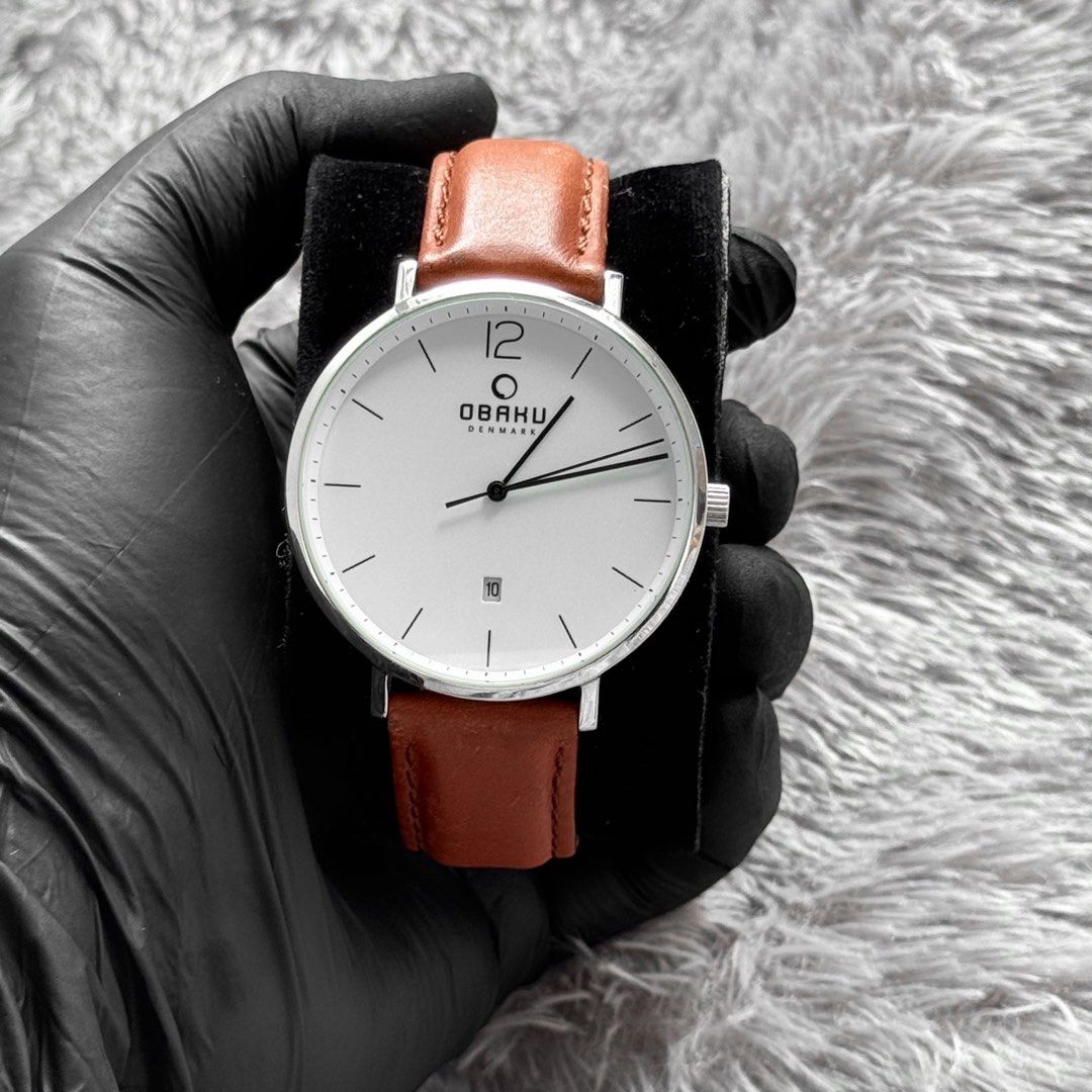 Barunya 3jt Jam Tangan Obaku Denmark Original Fesyen Pria Jam Tangan di Carousell