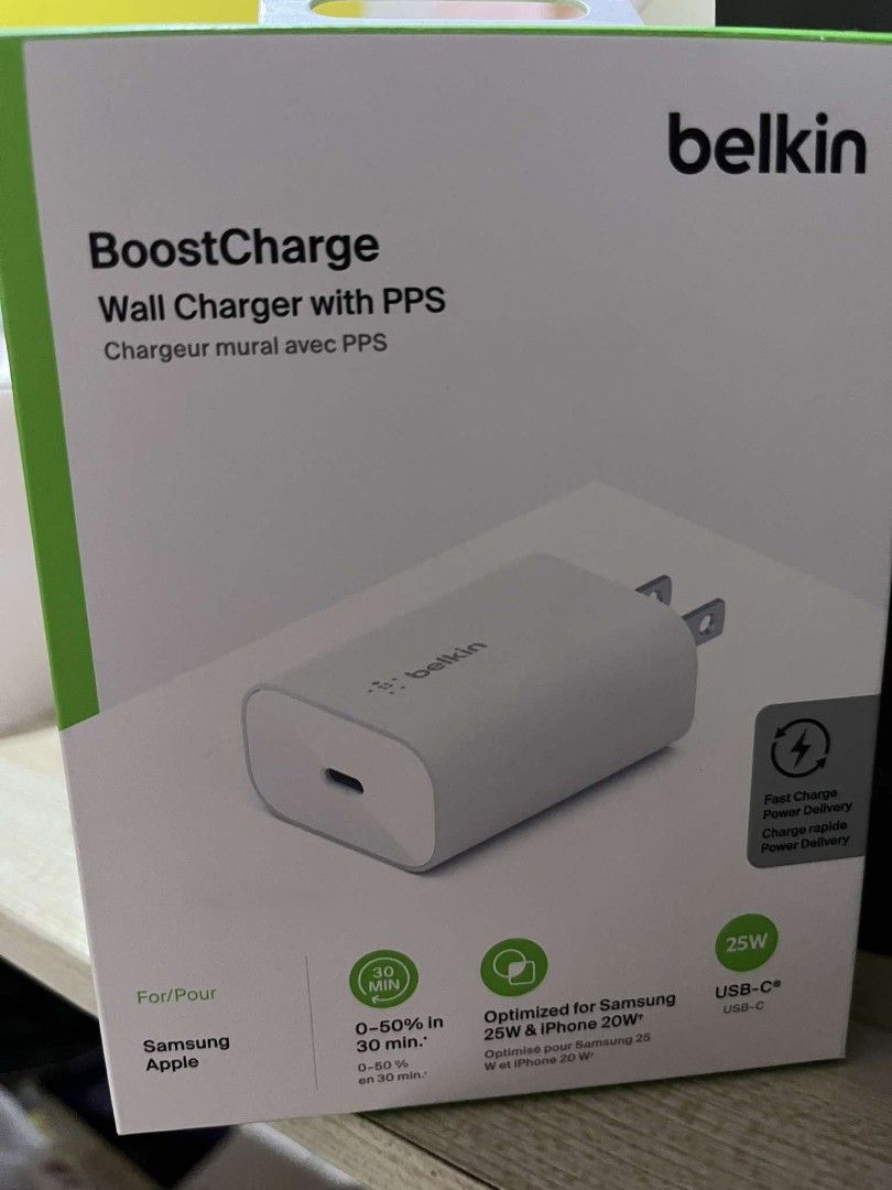 Belkin Adaptor for Iphone (type c) (Category: Cables & Adaptors) located in Makati City. Submitted by scarlet_17 (Listing ID 1324255035, Image 1). Description: Isang beses lang nagamit, with receipt and 1 year warranty. RFS: already have apple adapter pick up: Makati/Cavite.