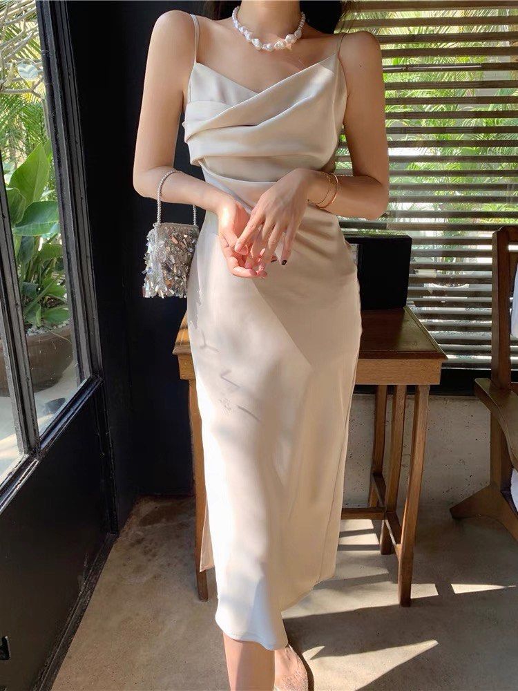 ワンピース herlipto Lace-trimmed Jersey Long Dress Lace Trimmed Jacquard Dress（ワンピース）｜Her lip to（ハー