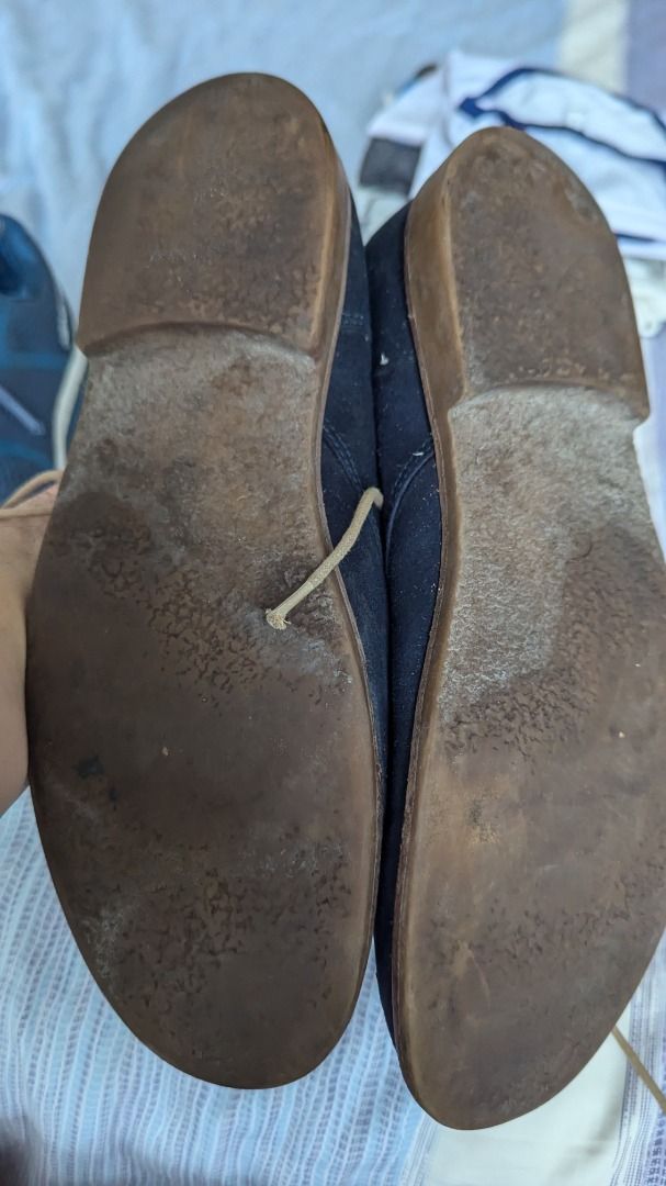 H&m blue suede shoes on sale