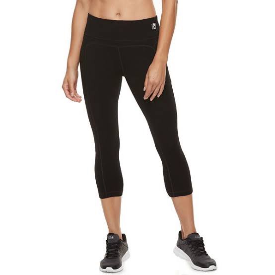 Fila capri yoga pants top