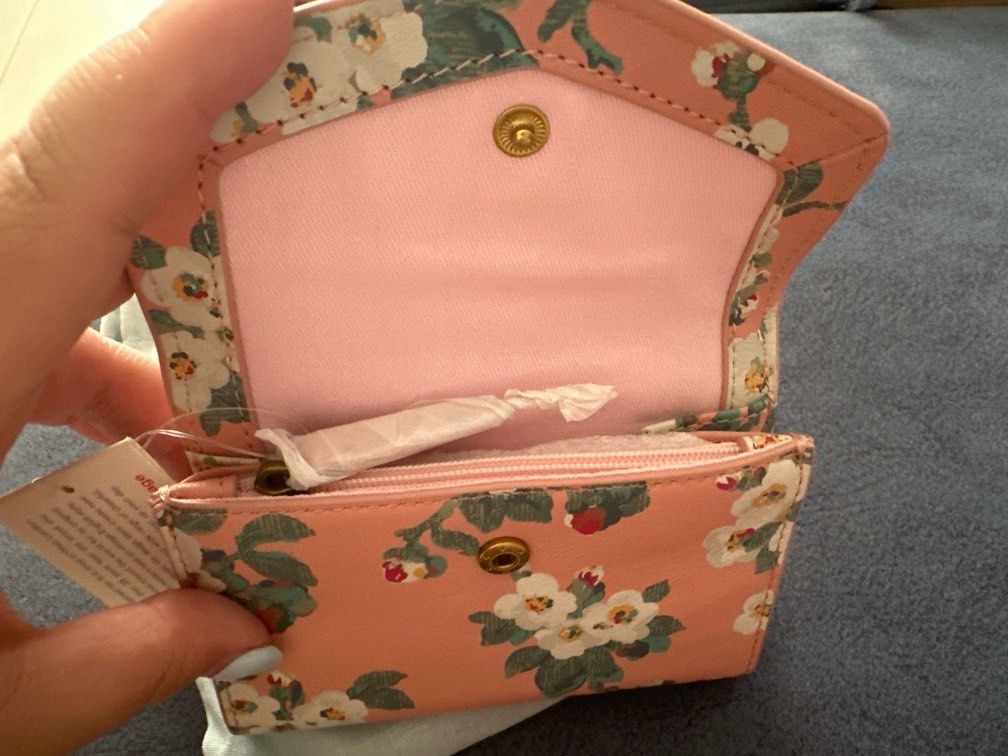 Cath Kidston Mayfield Blossom Envelope Purse Wallet Small in Pink