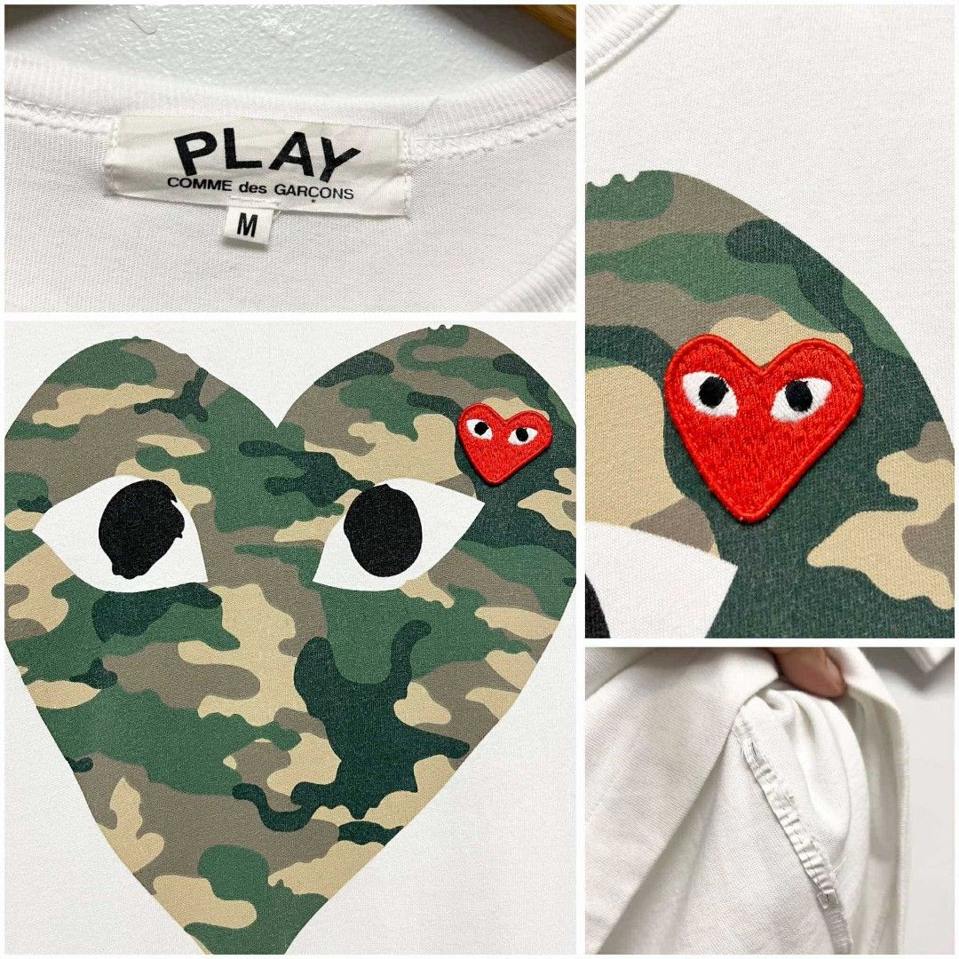 Cdg play camo clearance