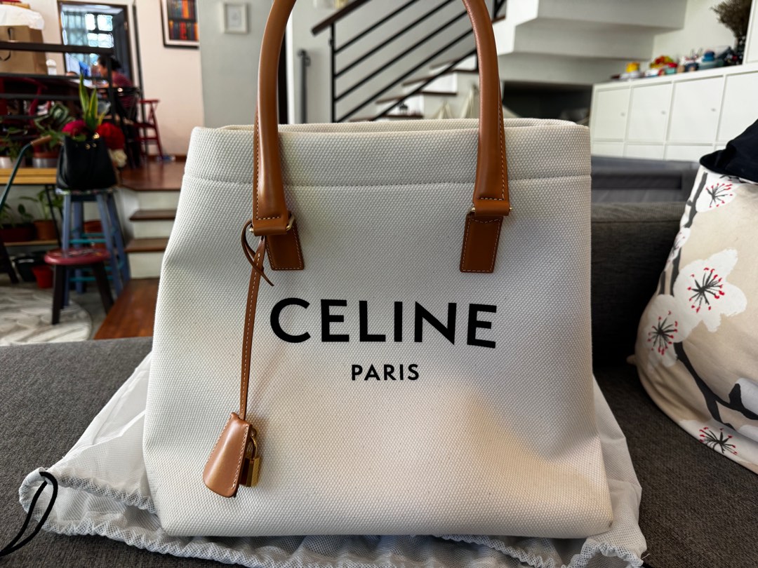 Celine Cabas canvas tote Luxury Bags Wallets on Carousell