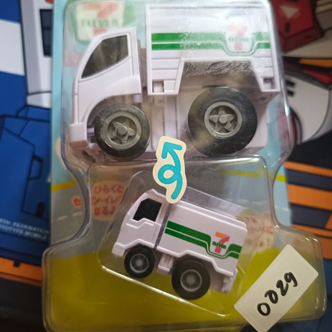 ChoroQ 7-11 Truck Playset (Category: Kids Toys) located in Plaridel. Submitted by dragonskeep (Listing ID 1324312201, Image 2). Description: ChoroQ 7-11 Truck Playset MISB. With markings, for interested parties please message me. Please disregard numbered stickers, just for inventory purposes.
