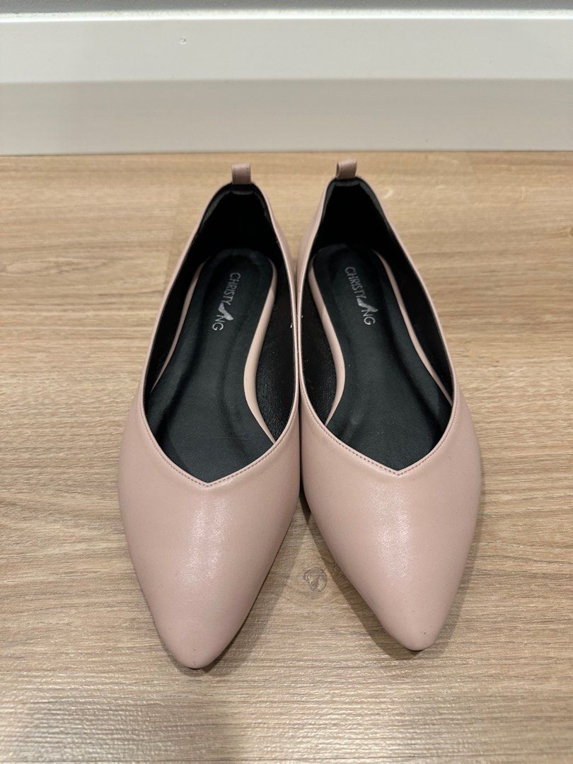 Dusty pink flats deals