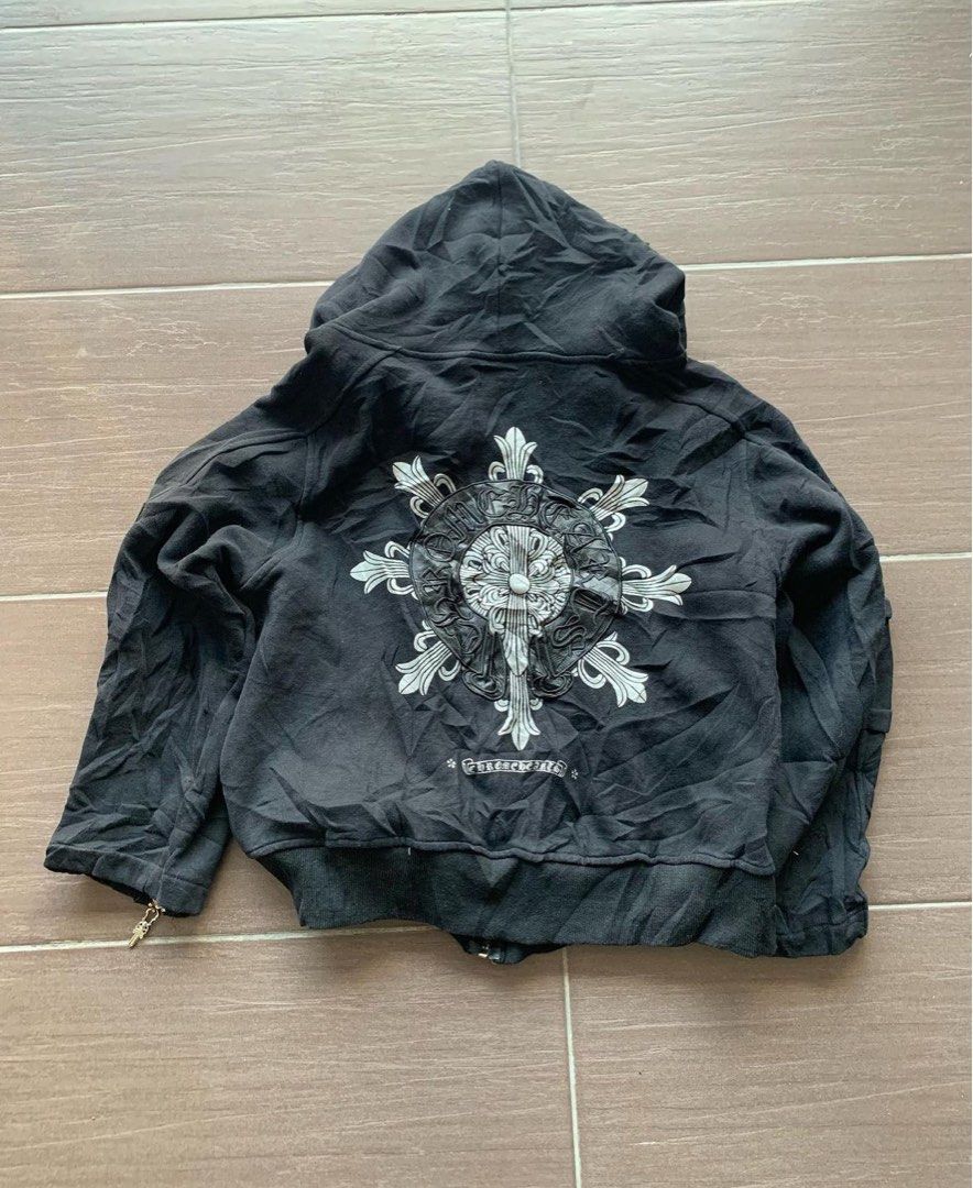 Chrome Hearts Women Zip Up Hoodie Men s Fashion Tops Sets Hoodies on Carousell