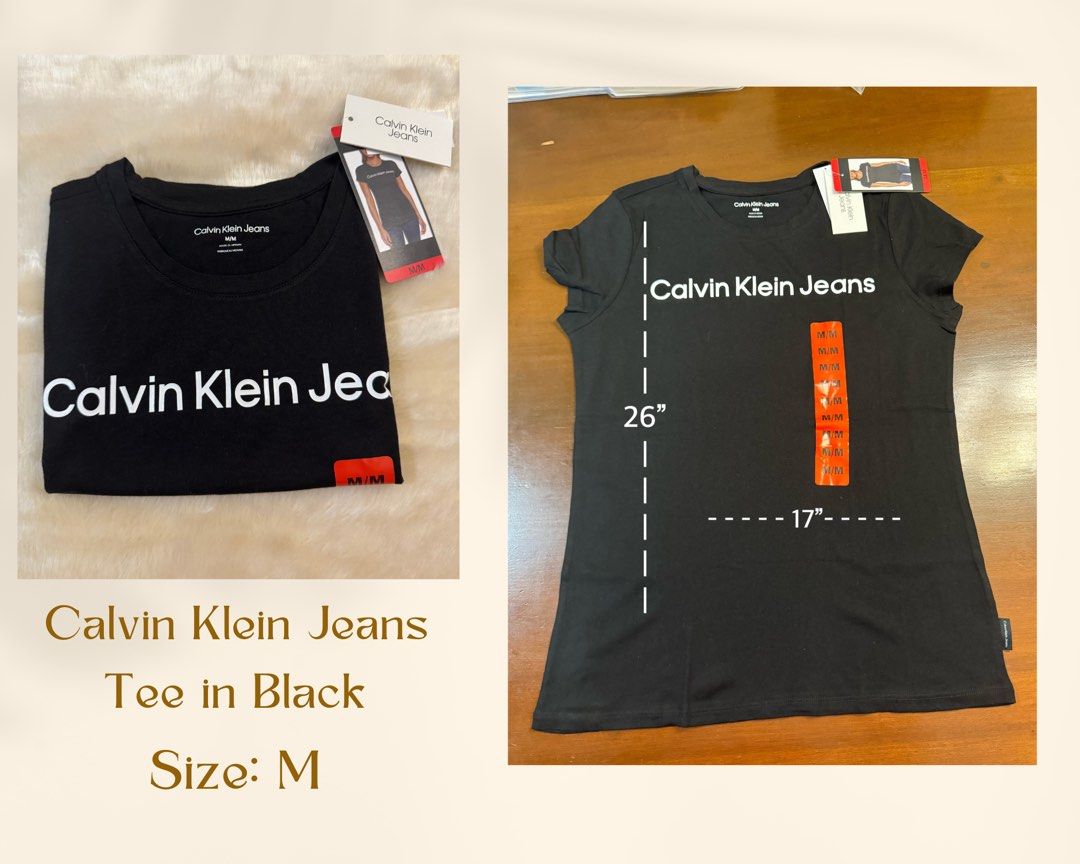 Clearance Sale CK Tees Women Women s Fashion Tops Shirts on Carousell