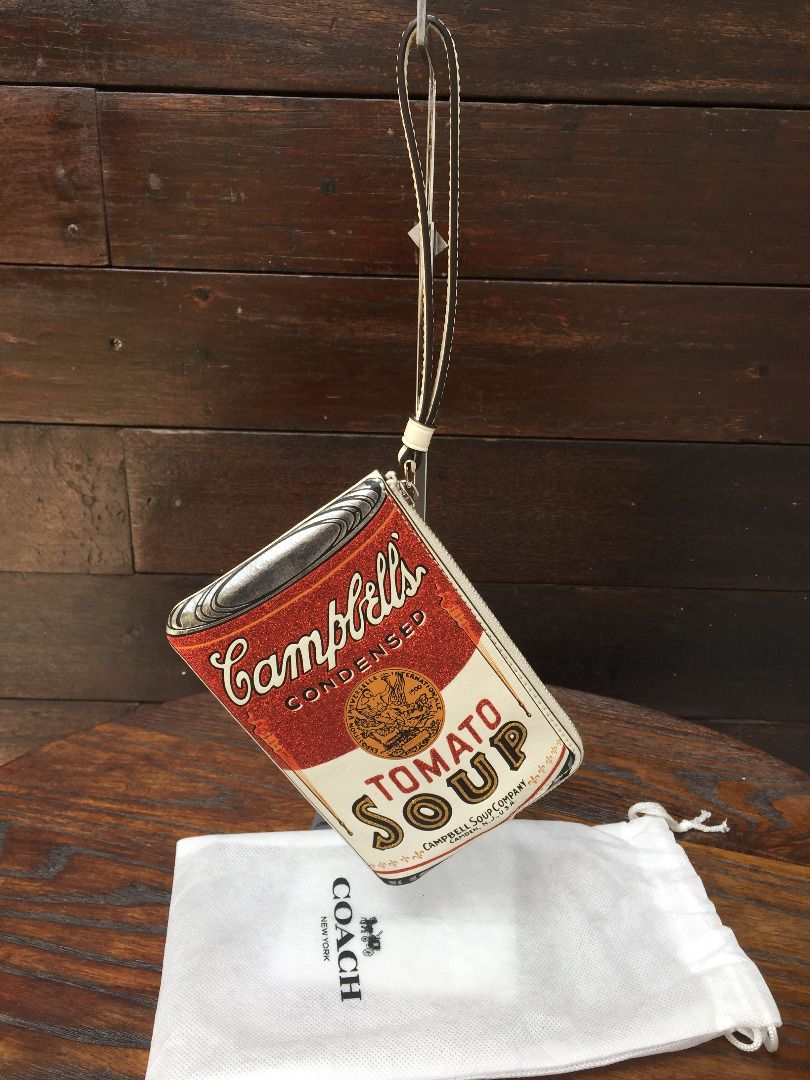 Coach Campbells Tomato Soup Wristlet Pouch Rare