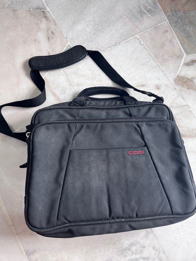 CODi BLACK LAPTOP BAG CASE LUGGAGE WITH SHOULDER STRAP
