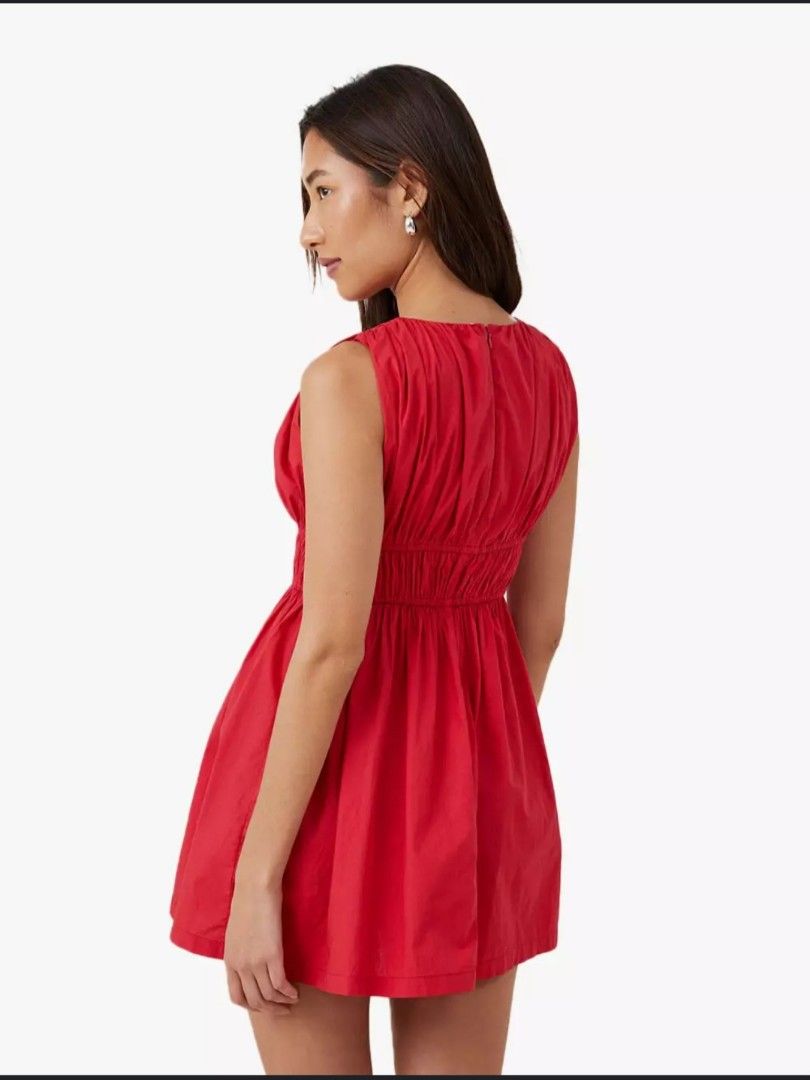 Cotton on shirred mini dress (Category: Dresses) located in Makati City. Submitted by s.mariae (Listing ID 1324233833, Image 3). Description: Used twice Bought in Sg.