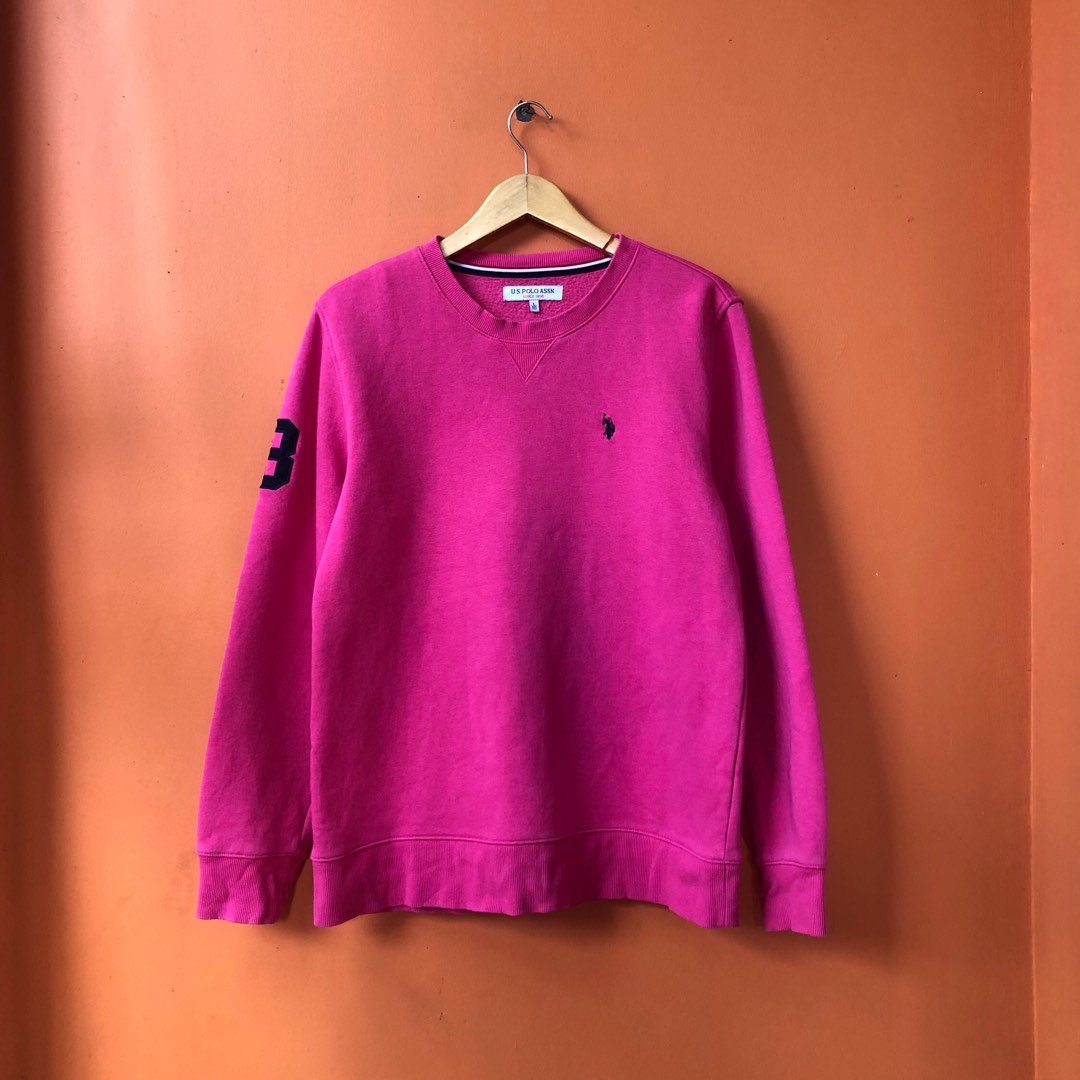 Crewneck Polo Assn Pink Small Logo