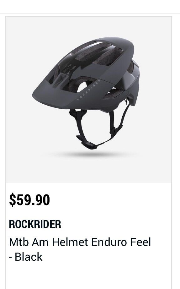 Decathlon rockrider helmet M size Sports Equipment Bicycles Parts Parts Accessories on Carousell