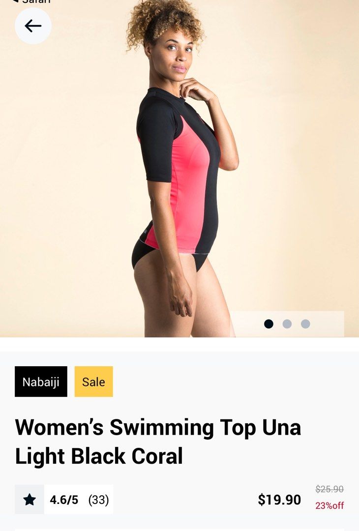 Decathlon Swim Top for ladies