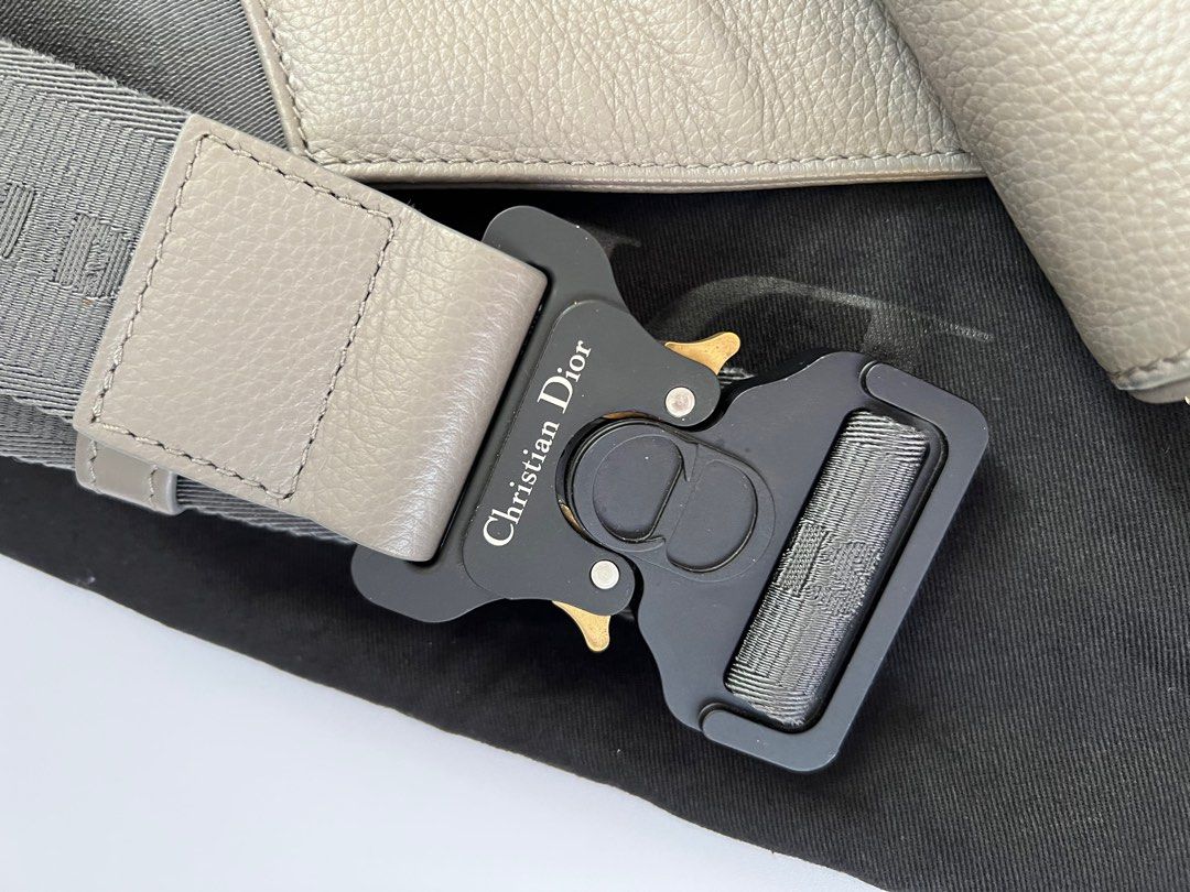 DIOR Saddle Bag Mens Grey 2019 (Category: Luxury Bags & Wallets) located in Quezon City. Submitted by stormdust23 (Listing ID 1324193322, Image 2). Description: Purchased in Dior Galeries Lafayette Paris 2019 Condition: 8/10 Well-used but maintained well (regular bag spa and sprayed with protective coating for leather) .