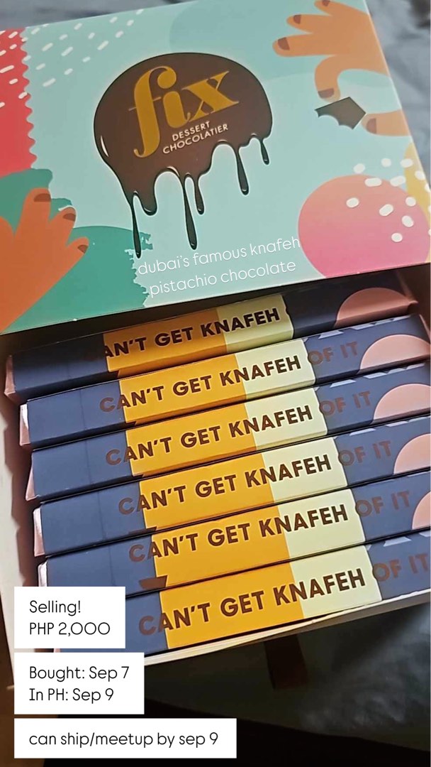 Fix Chocolate Bar Taste Test with Reph Bangsil | Knafeh