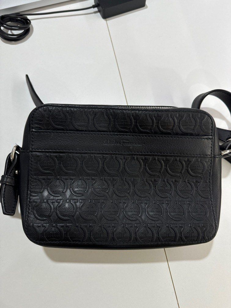 Ferragamo sling bag men's best sale