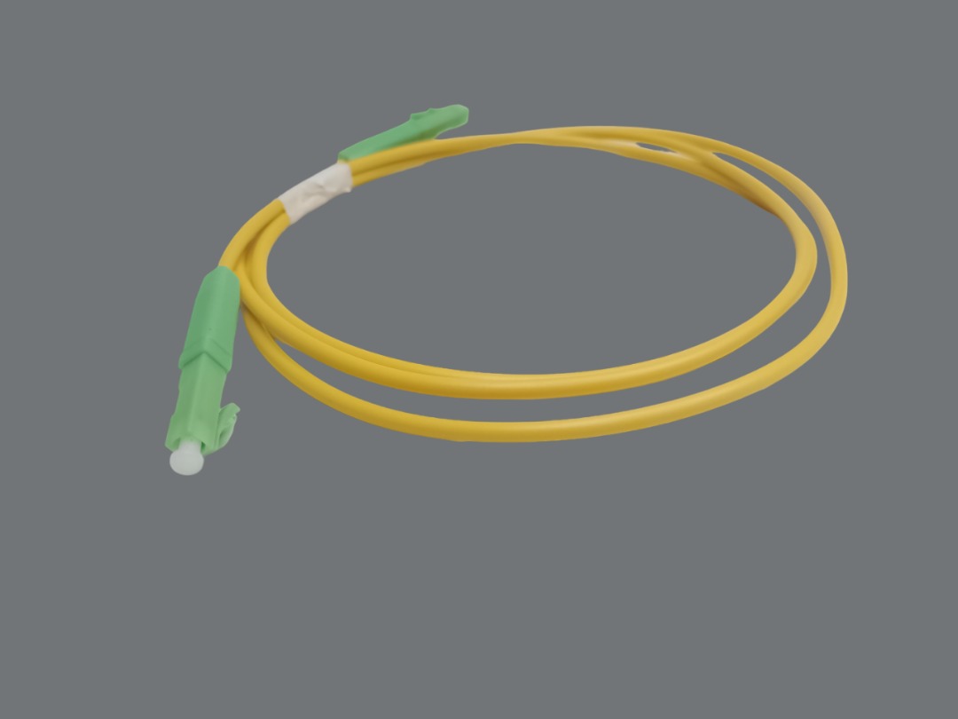FIBER OPTIC QUICK CONNECTOR LC-APC to LC-APC GREEN SINGLE MODE, QUICK ...