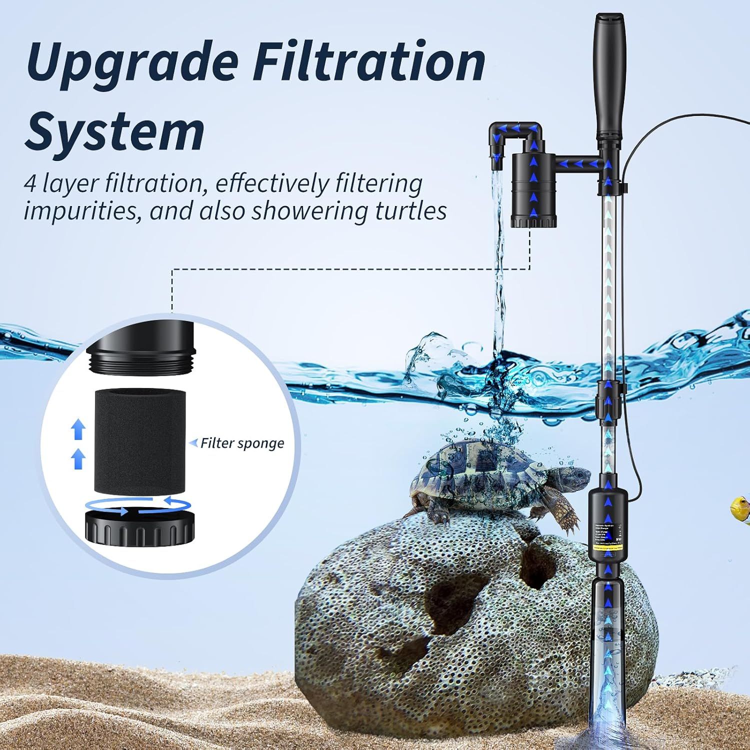 Aquarium sand cleaning tools clearance