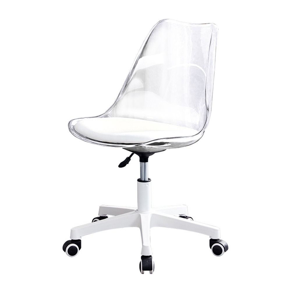 FREE DELIVERY Taffeta Office Chair FREE ASSEMBLED Office Chair Transparent Height Adjustable Study