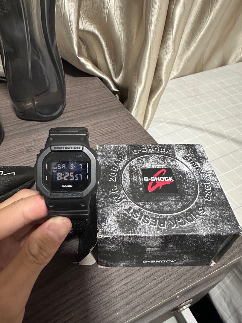 G Shock watch DW 5600 BBN 1 DR