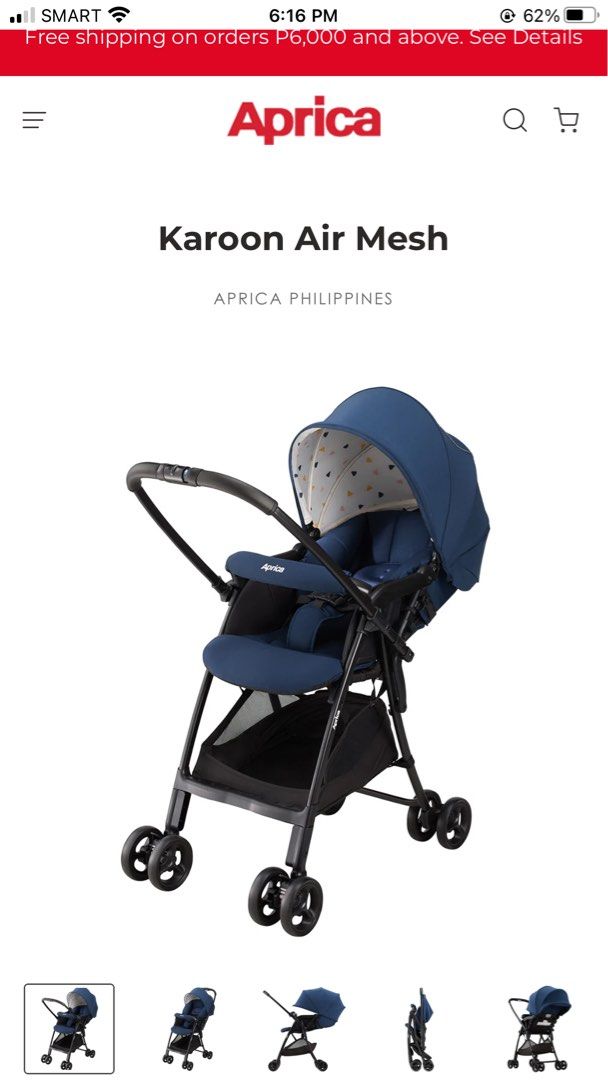 Guaranteed authentic Aprica Karoon air stroller 3 kilos Babies Kids Going Out Strollers on Carousell