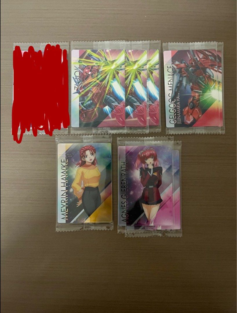 Gundam seed freedom wafer (Category: Raw Cards) located in Singapore. Submitted by chupapimunyano5077 (Listing ID 1320540923, Image 1). Description: UR: $25 each R: $5 each N: $3 each If you’re interested, please do pm me for more further details. Sold: Destiny Gundam SR Immortal Justice Gundam N .