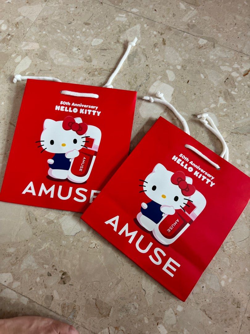 Hello Kitty (Category: Stationery & School Supplies) located in Singapore. Submitted by lhd (Listing ID 1324200212, Image 2). Description: Brand New Hello Kitty Paper Bags $5.00 each Grab & Go 50th Anniversary Limited Edition Pick up Cck mrt or AMK Industrial Park 2A Or smart Pac at $3.00 each #Hello Kitty / Paper Bag / Gift Bag .