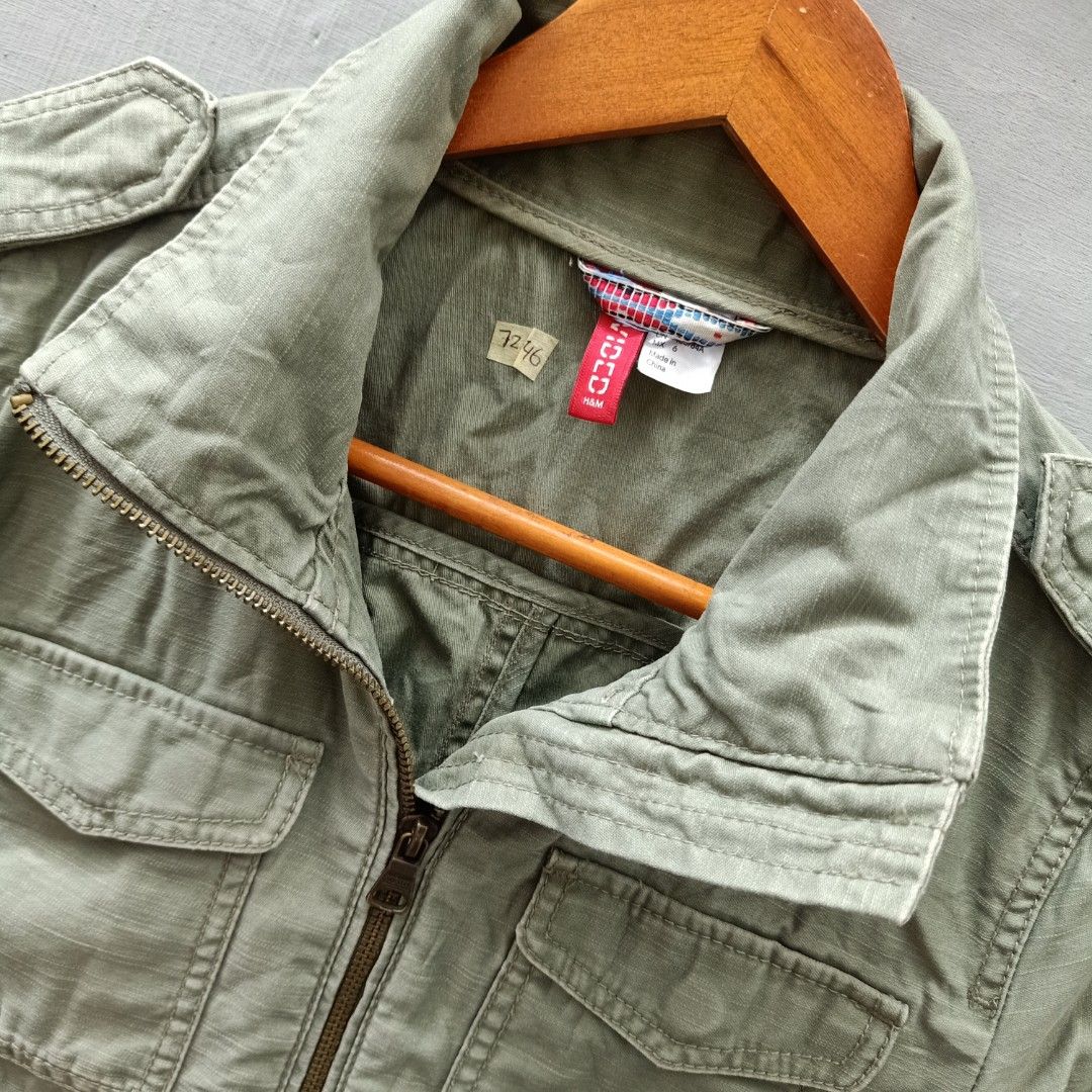 Jaket army h&m online