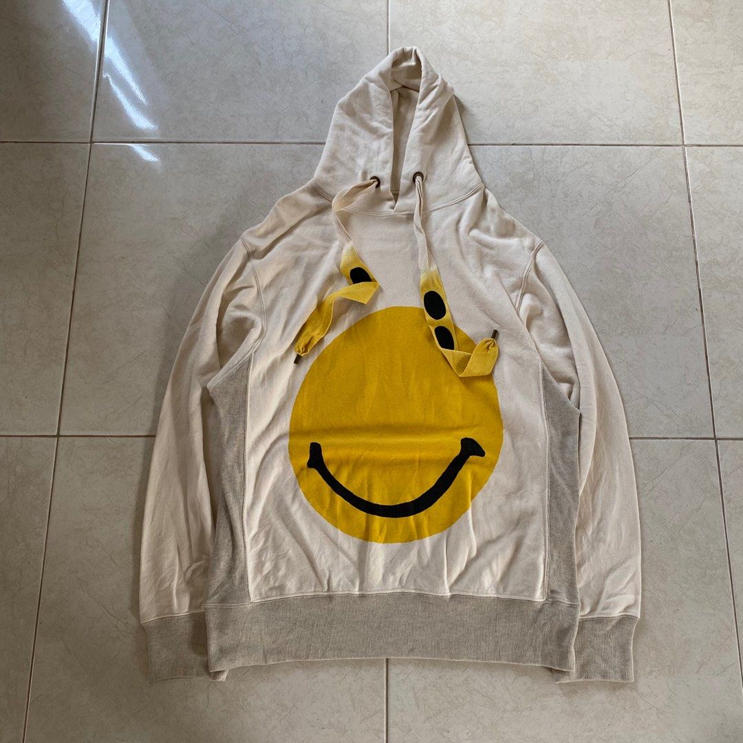 Kapital smiley hoodie Fesyen Pria Pakaian Atasan di Carousell