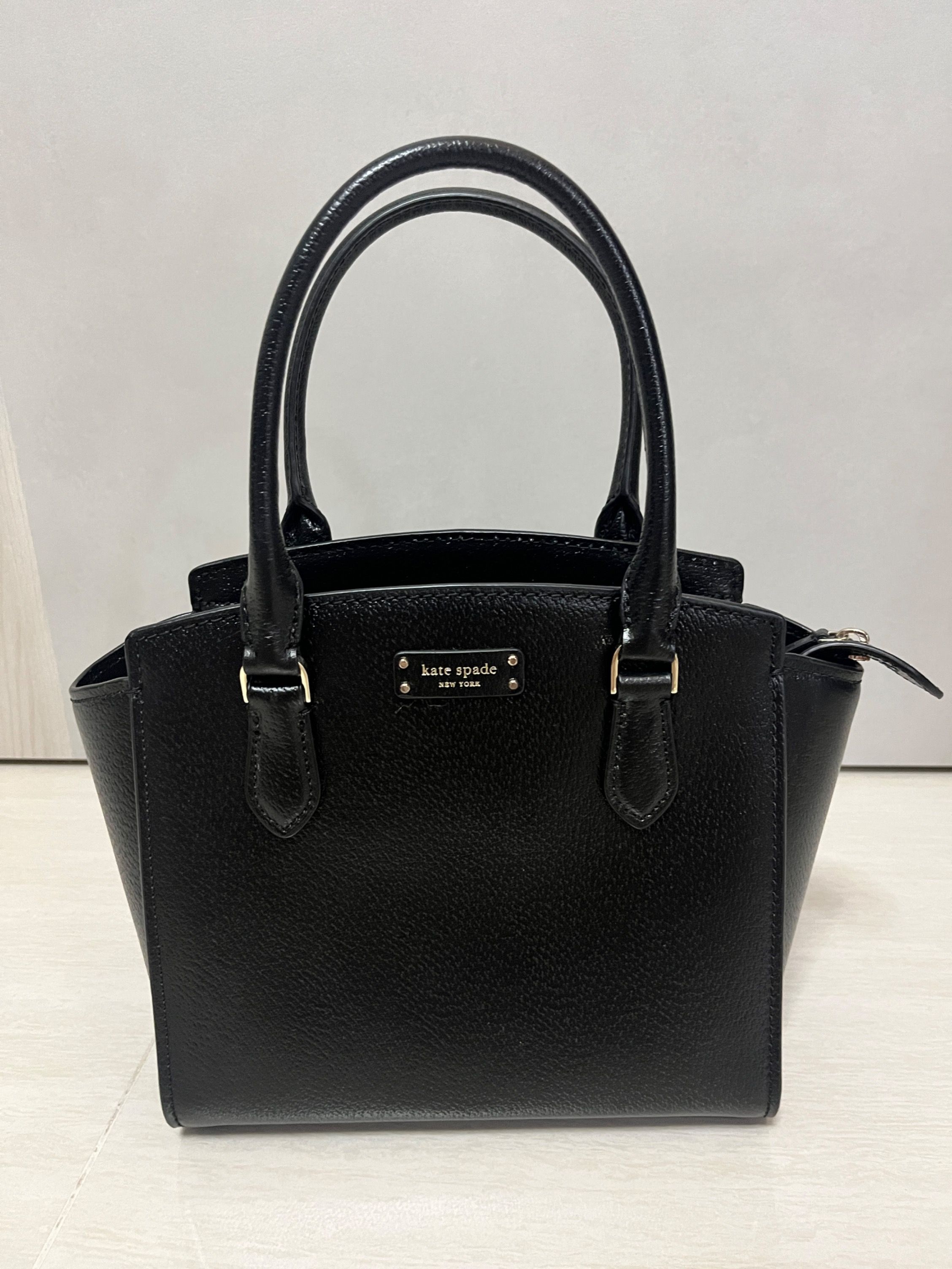 Kate Spade Jeanne Medium Leather Women s Satchel Handbag Black Luxury Bags Wallets on Carousell